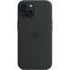 Оригинальный чехол Silicone Case with MagSafe для Apple iPhone 15 (MT0J3) - Black (339991B). Фото 2 из 5