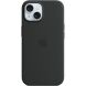Оригинальный чехол Silicone Case with MagSafe для Apple iPhone 15 (MT0J3) - Black (339991B). Фото 3 из 5