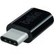Перехідник Belkin Type-C to MicroUSB - Black (896323B). Фото 2 з 4