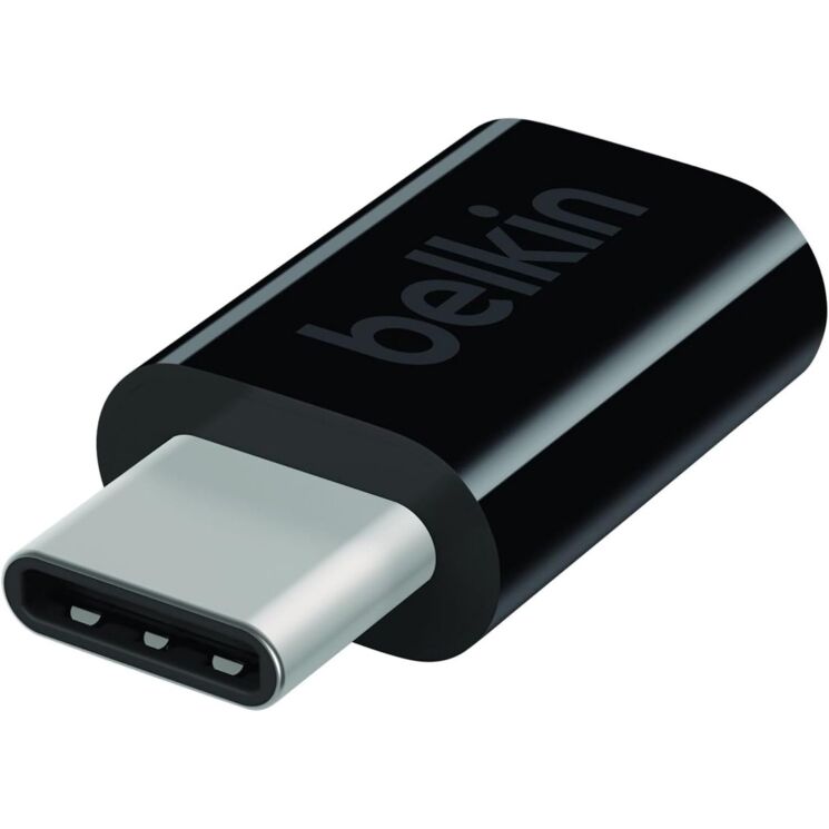 Перехідник Belkin Type-C to MicroUSB - Black: фото 2 з 4