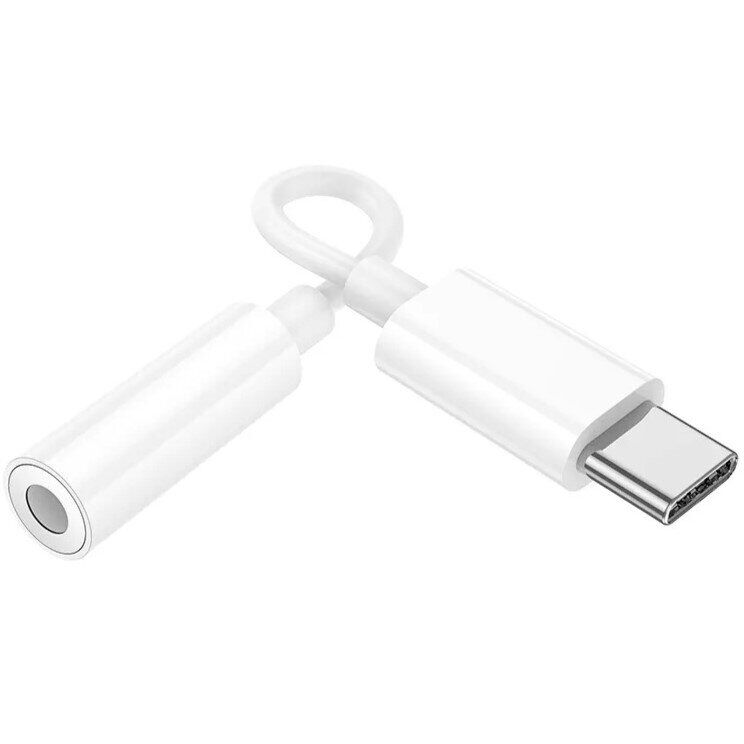 Переходник Hoco LS35 Type-C to 3.5mm - White: фото 5 из 11
