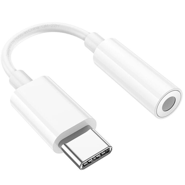 Переходник Hoco LS35 Type-C to 3.5mm - White: фото 3 из 11