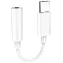 Переходник Hoco LS35 Type-C to 3.5mm - White: фото 1 из 11