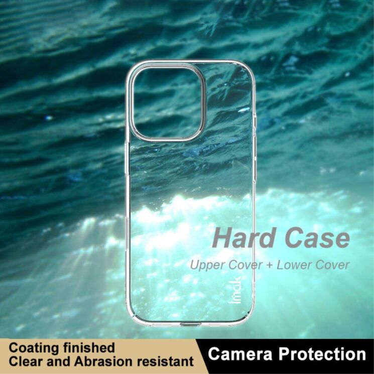 Пластиковый чехол IMAK Crystal II Pro для Apple iPhone 16 Pro Max - Transparent: фото 8 из 11