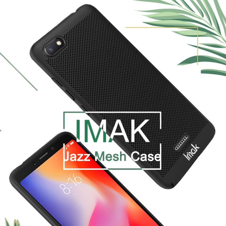 Пластиковый чехол IMAK Jazz Mesh для Xiaomi Redmi 6A - Black: фото 9 из 12