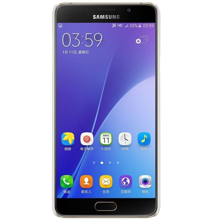 Пластиковый чехол NILLKIN Frosted Shield для Samsung Galaxy A5 (2016) - White: фото 6 из 16