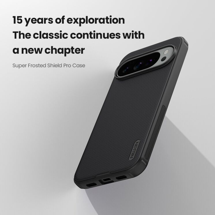 Пластиковий чохол NILLKIN Frosted Shield Pro для Google Pixel 10 Pro XL - Black: фото 6 з 17