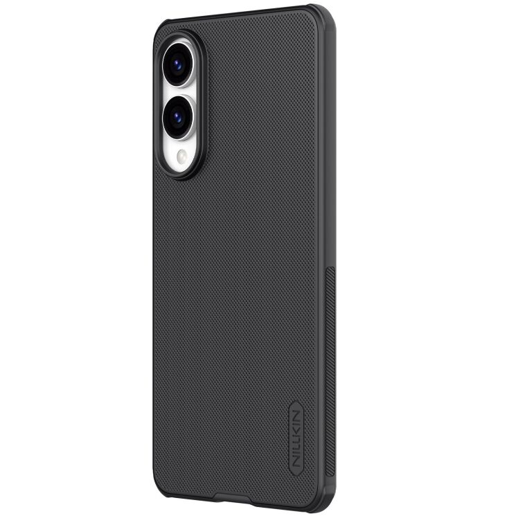 Пластиковый чехол NILLKIN Frosted Shield Pro для Samsung Galaxy S25 Edge (S937) - Black: фото 2 из 21