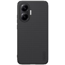 Пластиковый чехол NILLKIN Frosted Shield Pro для Xiaomi Poco F7 - Black: фото 1 из 10