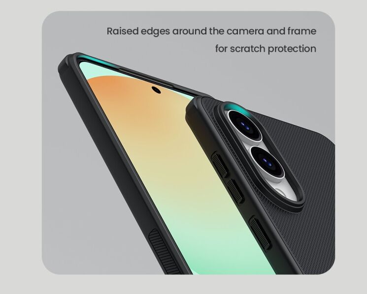 Пластиковий чохол NILLKIN Frosted Shield Pro Magnetic для Samsung Galaxy S25 Edge (S937) - Black: фото 13 з 21
