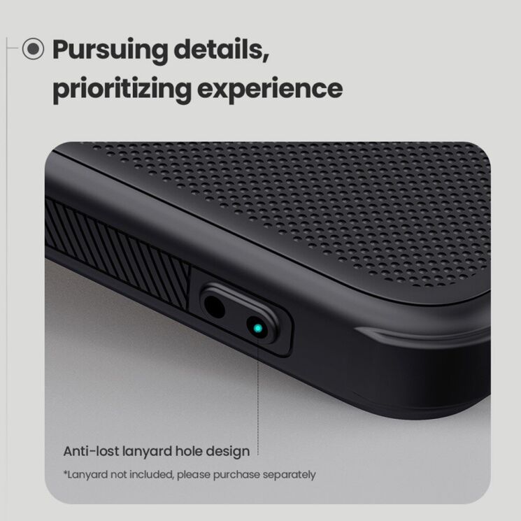 Пластиковий чохол NILLKIN Frosted Shield Pro Magnetic для Xiaomi Poco X7 Pro - Black: фото 11 з 15