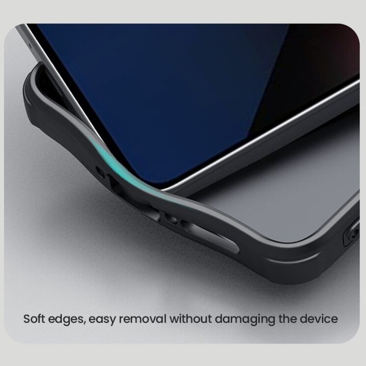 Пластиковий чохол NILLKIN Frosted Shield Pro Magnetic для Xiaomi Poco X7 Pro - Black: фото 9 з 15