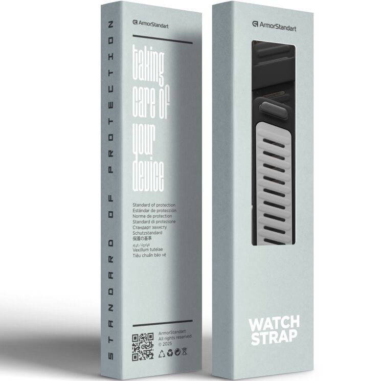 Ремінець ArmorStandart Silicone Tech для WHOOP MG / 5.0 - Black: фото 5 з 5