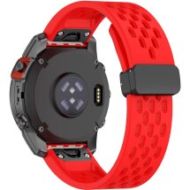 Ремінець Deexe Astra Strap для годинників Garmin з шириною кріплення QuickFit 20mm - Red: фото 1 з 9