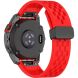 Ремінець Deexe Astra Strap для годинників Garmin з шириною кріплення QuickFit 20mm - Red (270817R). Фото 1 з 9