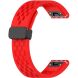 Ремінець Deexe Astra Strap для годинників Garmin з шириною кріплення QuickFit 20mm - Red (270817R). Фото 2 з 9