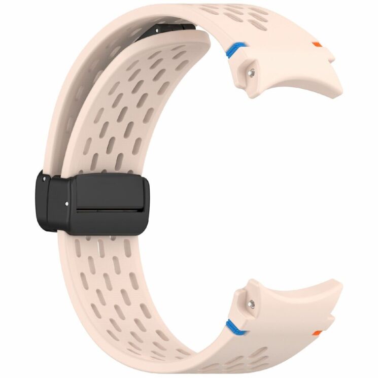 Ремешок Deexe Astra Strap для Samsung Galaxy Watch 4 / 4 Classic / 5 / 5 Pro / 6 / 6 Classic / 7 / FE - Pink: фото 3 из 7