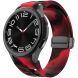 Ремінець Deexe Aurora Strap для Samsung Galaxy Watch 4 / 4 Classic / 5 / 5 Pro / 6 / 6 Classic / 7 / FE - Black / Red (358120BR). Фото 2 з 8