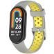 Ремешок Deexe Dot Color для Xiaomi Mi Smart Band 8 / 9 - Grey / Yellow (359412HY). Фото 2 из 9