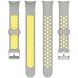 Ремешок Deexe Dot Color для Xiaomi Mi Smart Band 8 / 9 - Grey / Yellow (359412HY). Фото 5 из 9