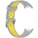 Ремешок Deexe Dot Color для Xiaomi Mi Smart Band 8 / 9 - Grey / Yellow (359412HY). Фото 4 из 9