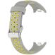 Ремешок Deexe Dot Color для Xiaomi Mi Smart Band 8 / 9 - Grey / Yellow (359412HY). Фото 3 из 9