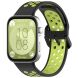Ремінець Deexe Dual Color для Huawei Watch Fit 3 - Black / Lime (357105). Фото 4 з 7