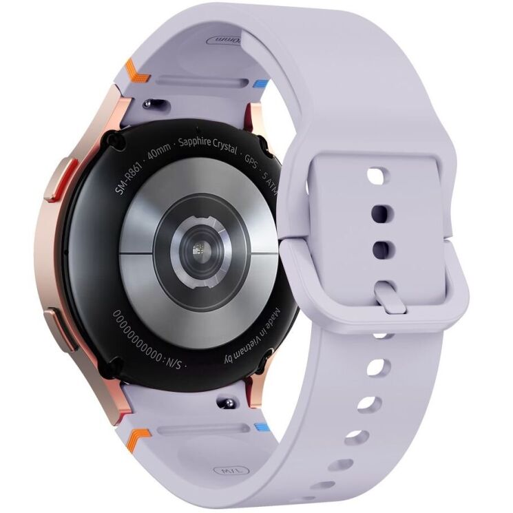 Ремінець Deexe Elino Strap для Samsung Galaxy Watch 4 / 5 / 6 / 7 / FE (40mm) - Purple: фото 1 з 6
