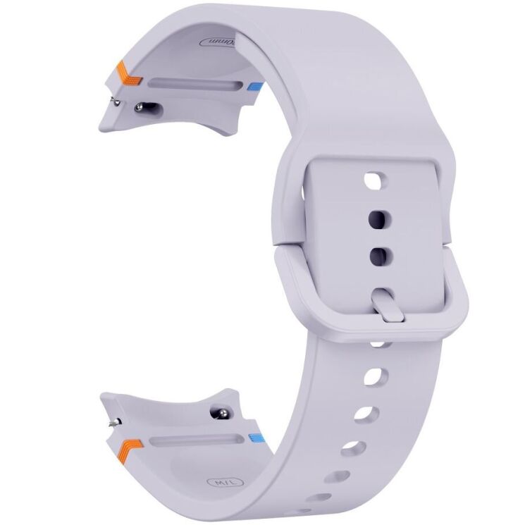 Ремінець Deexe Elino Strap для Samsung Galaxy Watch 4 / 5 / 6 / 7 / FE (40mm) - Purple: фото 3 з 6