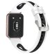 Ремінець Deexe Holes Design для Samsung Galaxy Fit 3 - Black / White (349020BW). Фото 2 з 5