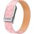 Ремінець Deexe Leather Pattern для WHOOP 5.0 / MG - Pink: фото 1 з 8