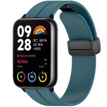 Ремешок Deexe Magnetic Braselet для Xiaomi Redmi Watch 4 / Mi Smart Band 8 Pro / Band 9 Pro - Rock Cyan: фото 1 из 3