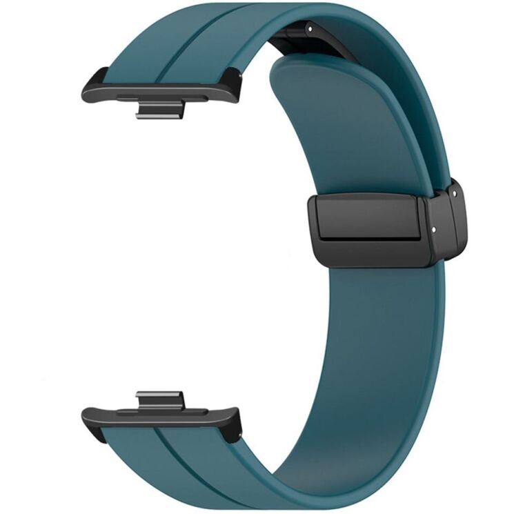 Ремешок Deexe Magnetic Braselet для Xiaomi Redmi Watch 4 / Mi Smart Band 8 Pro / Band 9 Pro - Rock Cyan: фото 3 из 3