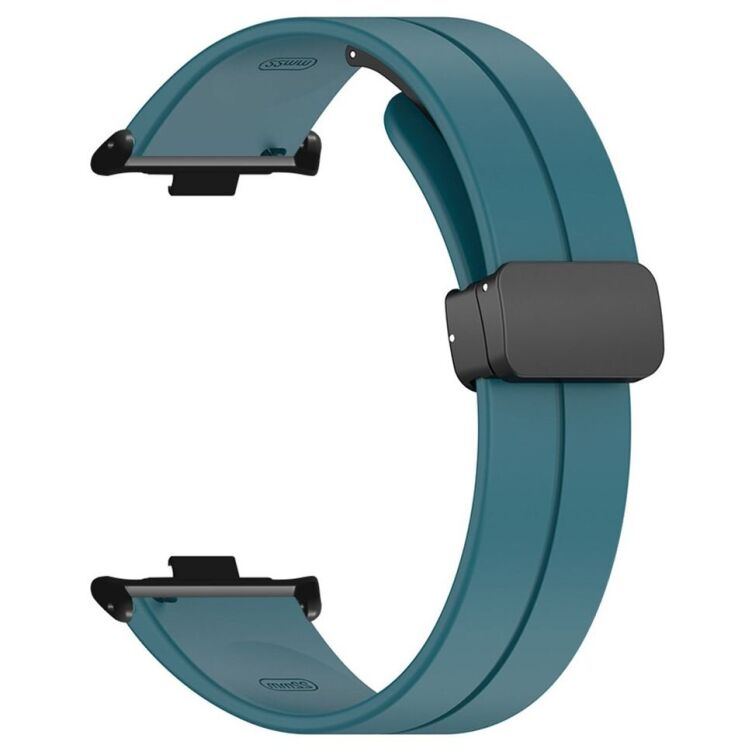 Ремешок Deexe Magnetic Braselet для Xiaomi Redmi Watch 4 / Mi Smart Band 8 Pro / Band 9 Pro - Rock Cyan: фото 2 из 3