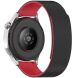 Ремешок Deexe Magnetic Silicone Strap для Huawei Watch GT 3 (42mm) - Black / Red (895446BR). Фото 1 из 5