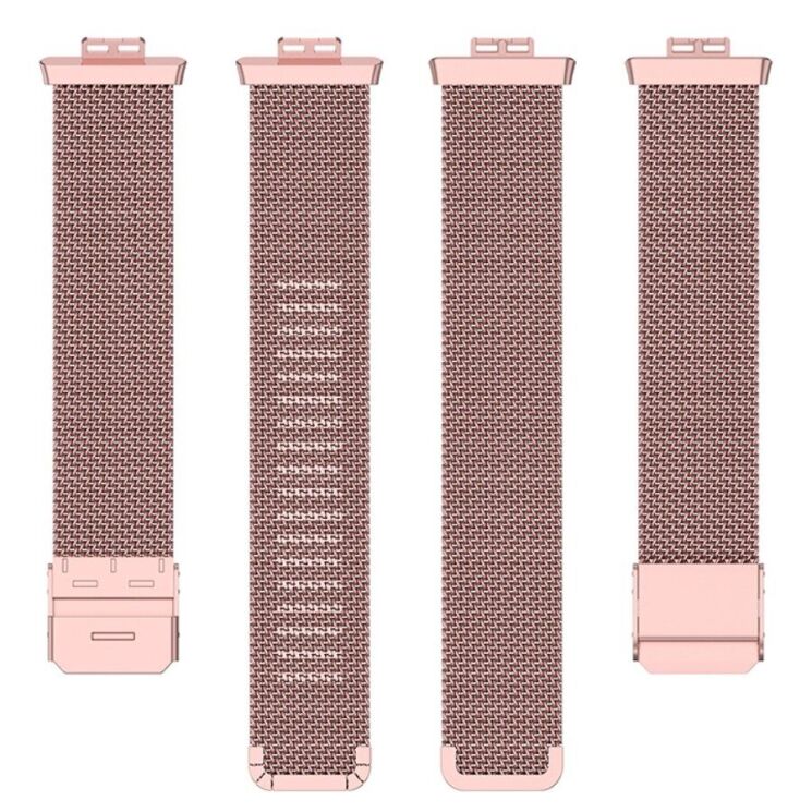 Ремінець Deexe Milanese Bracelet для Huawei Watch Fit - Rose Pink: фото 6 з 12