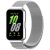 Ремешок Deexe Milanese Loop для Samsung Galaxy Fit 3 - Silver: фото 1 из 7