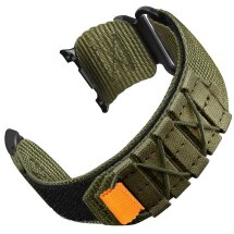 Ремінець Deexe Military для Samsung Galaxy Watch 8 (40/44mm) / 8 Classic - Army Green: фото 1 з 6