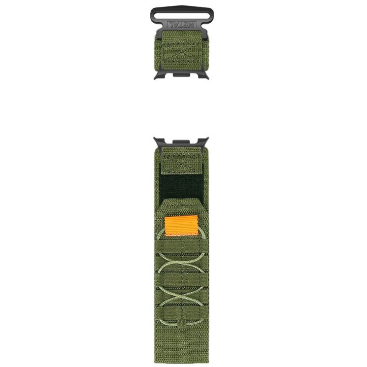Ремінець Deexe Military для Samsung Galaxy Watch 8 (40/44mm) / 8 Classic - Army Green: фото 2 з 6