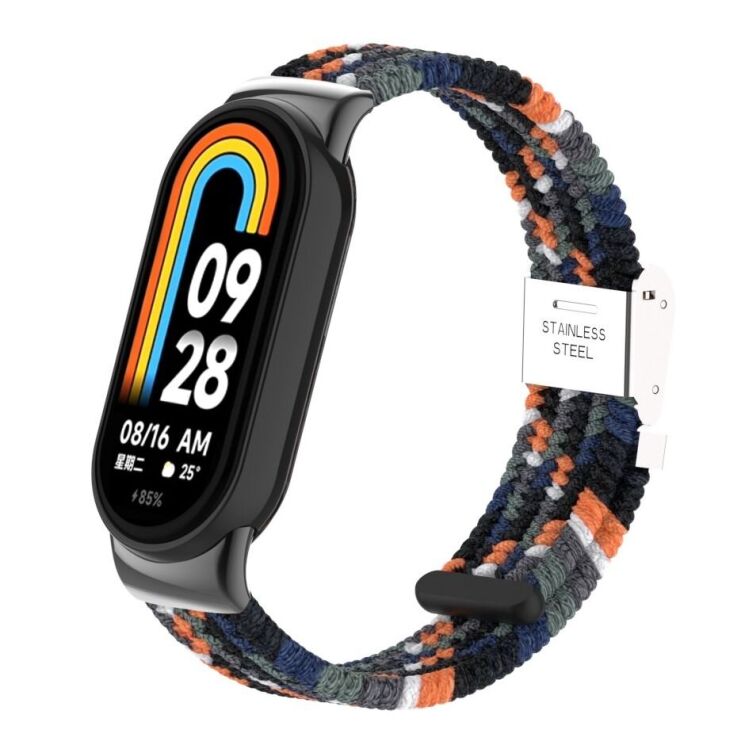 Ремешок Deexe Nylon Bracelet для Xiaomi Mi Smart Band 8 / 9 - Denim: фото 5 из 6