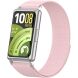 Ремешок Deexe Nylon Loop для Huawei Band 11 Pro / Band 11 - Pink (410606P). Фото 3 из 5