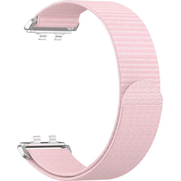 Ремешок Deexe Nylon Loop для Huawei Band 11 Pro / Band 11 - Pink: фото 4 из 5