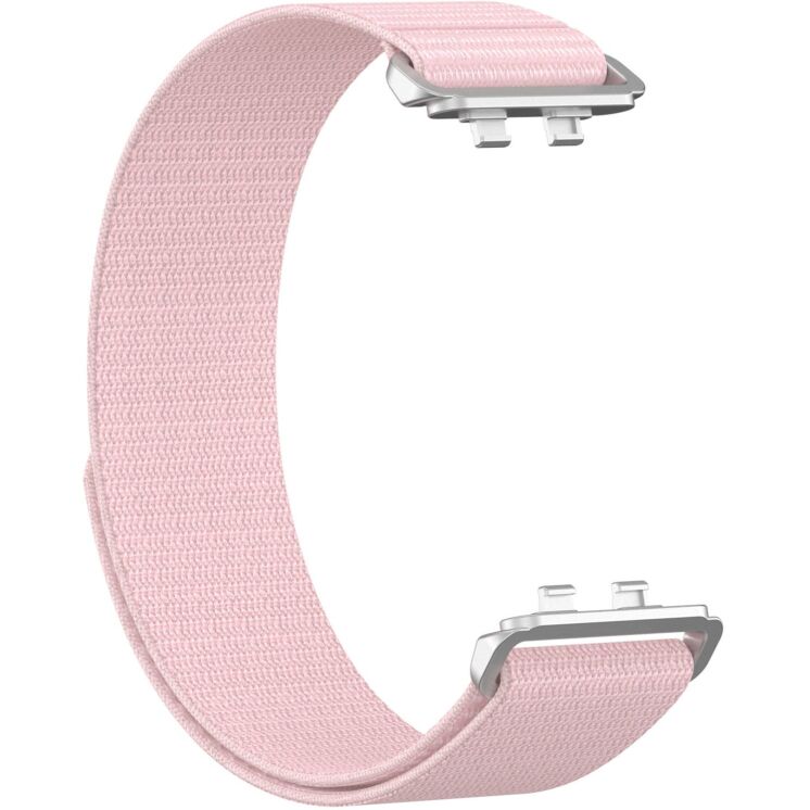 Ремешок Deexe Nylon Loop для Huawei Band 11 Pro / Band 11 - Pink: фото 2 из 5