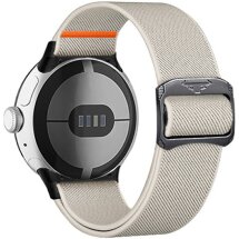 Ремешок Deexe Orbit Flex для Google Pixel Watch / Watch 2 / Watch 3 (41mm) - Starlight: фото 1 из 4