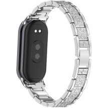 Ремешок Deexe Shine Fit для Xiaomi Mi Smart Band 8 / 9 - Silver: фото 1 из 9
