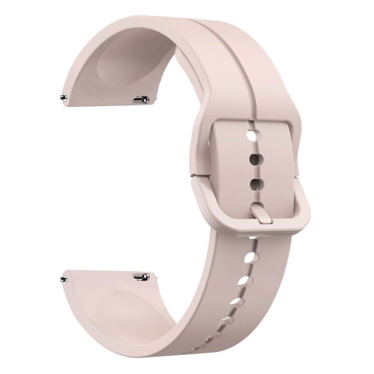 Ремінець Deexe Soft Line для годинників з шириною кріплення 20мм - Light Pink: фото 2 з 5