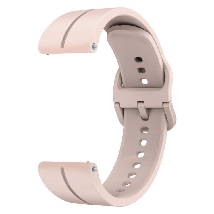 Ремінець Deexe Soft Line для годинників з шириною кріплення 20мм - Light Pink: фото 4 з 5