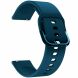 Ремешок Deexe Soft Silicone для часов с шириной крепления 22мм - Dark Blue (895509DB). Фото 3 из 4