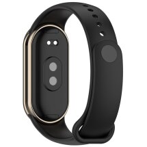Ремешок Deexe Soft Silicone для Xiaomi Mi Smart Band 8 / 9 - Black: фото 1 из 5