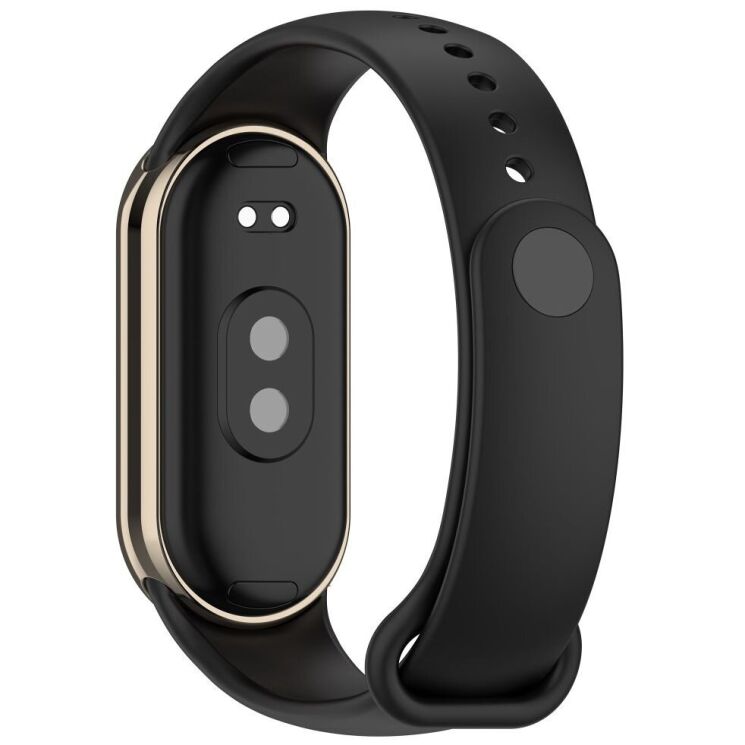 Ремешок Deexe Soft Silicone для Xiaomi Mi Smart Band 8 / 9 - Black: фото 1 из 5